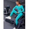 Комплект для фитнеса Crop top+Leggings melange 11